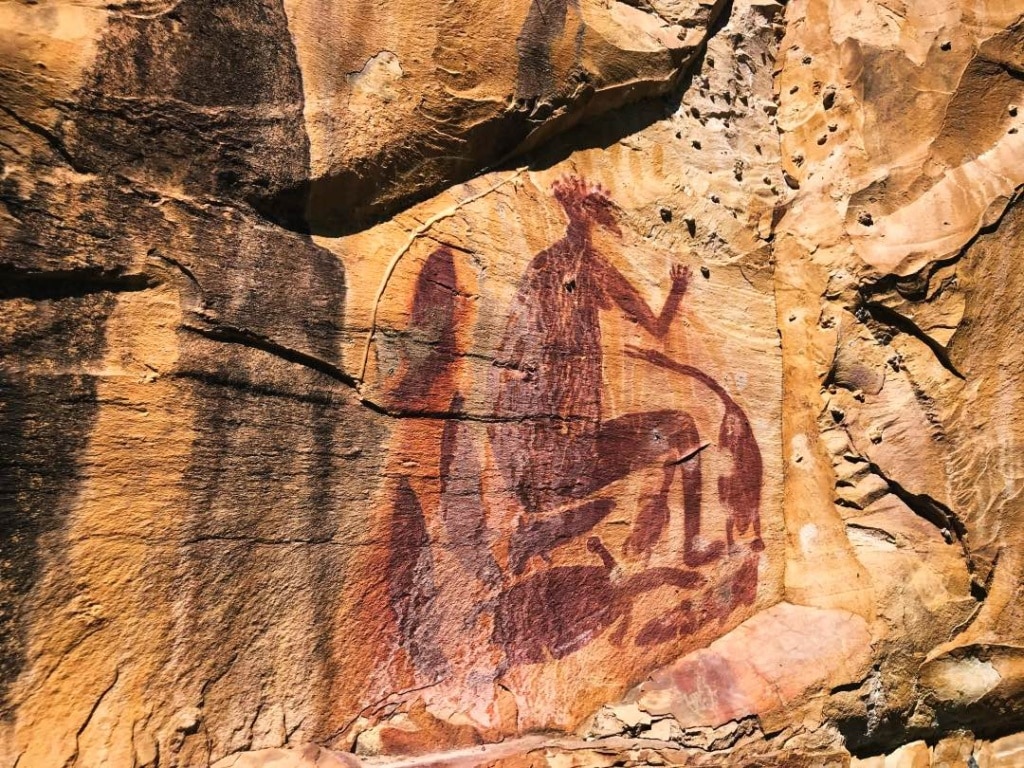 Aboriginal rock art, Jatbula Trail  Nitmiluk - Katherine Gorge