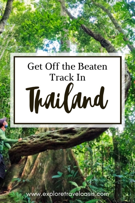 Pinterest pin for Thailand Off the beaten path 