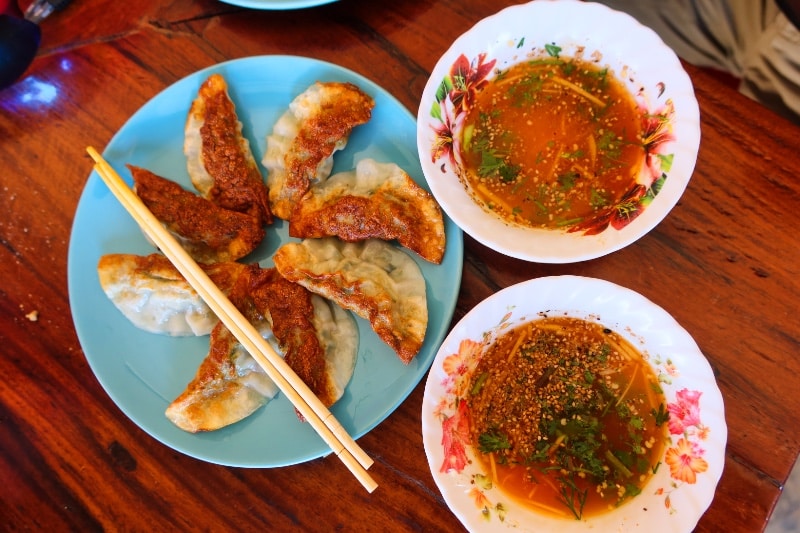 Amazing dumplings at Arunothai - Thailand Road Trip