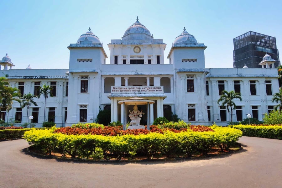 The Jaffna Library, One of the great places to visit in Jaffna. 