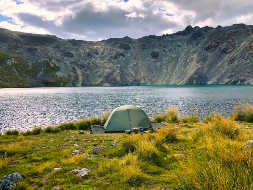Camping at Lake Angelus