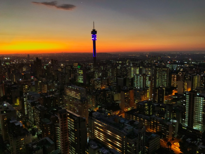 Johannesburg is safe to visit at night, but take an uber