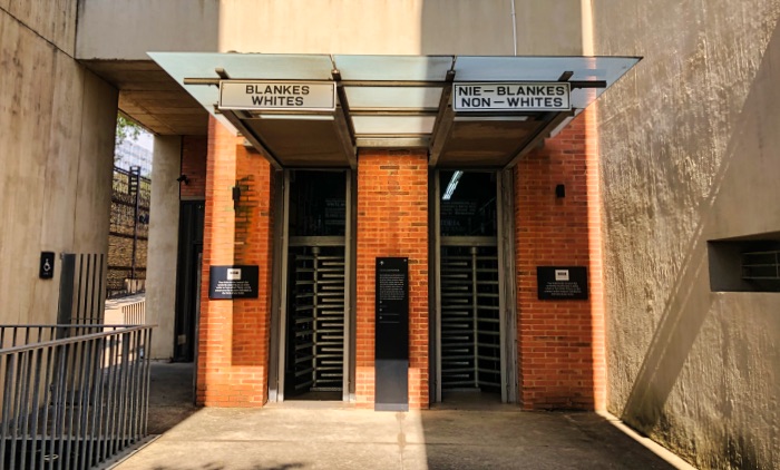 The Entrance to the Apartheid Museum, a can't-miss thing to do in Johannesburg