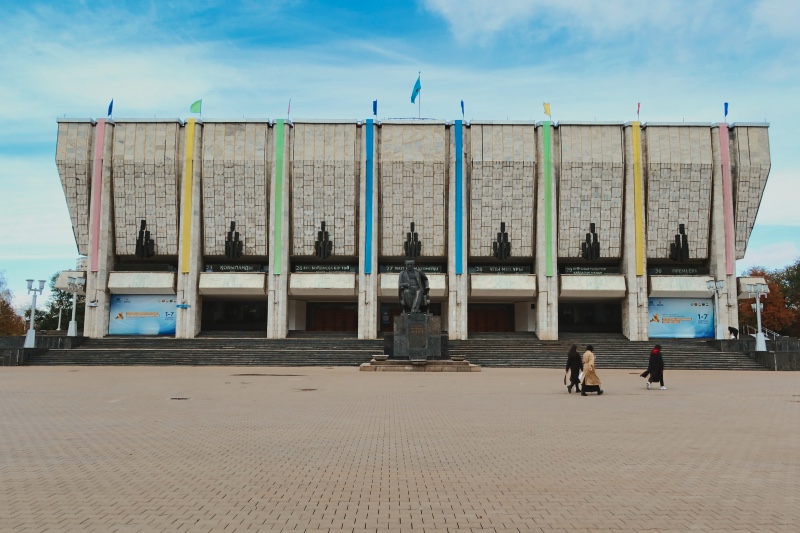 Amazing Soviet architecture in Almaty Kazakhstan