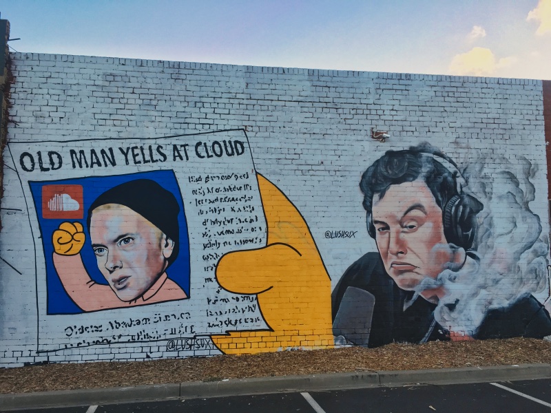 Artwork in Brunswick, one of Melbourne's coolest suburbs