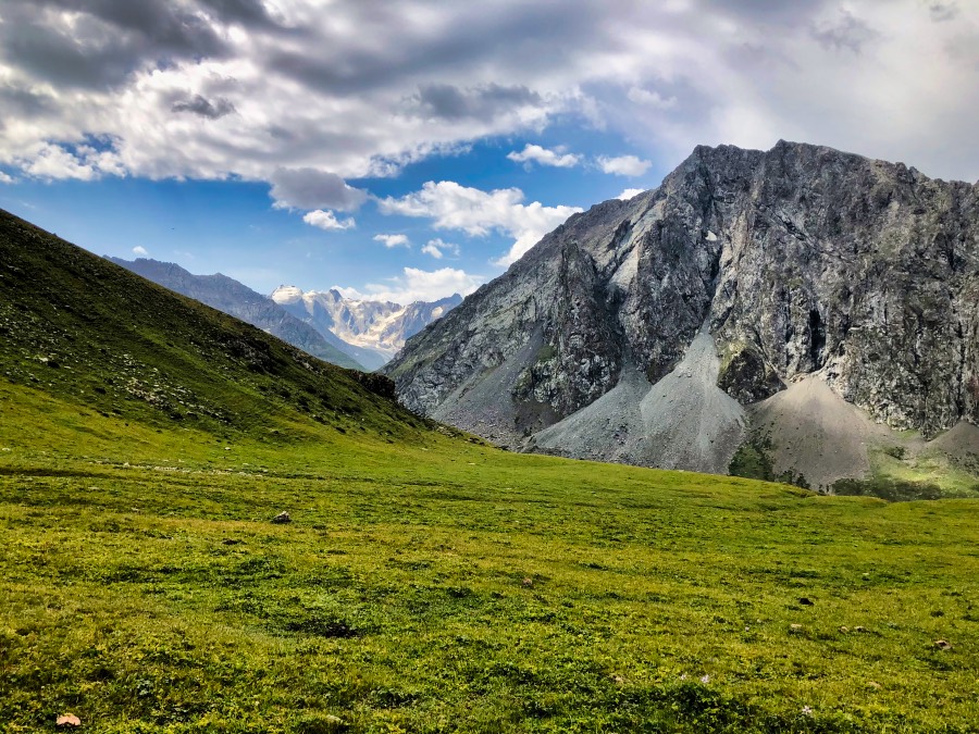 Tian Shan Mountains in Kyrgyzstan along the Ak Suu Traverse