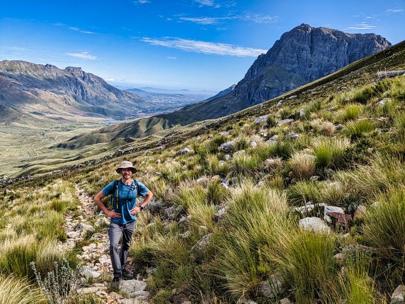 A view from one of Jonkershoek's hiking trails