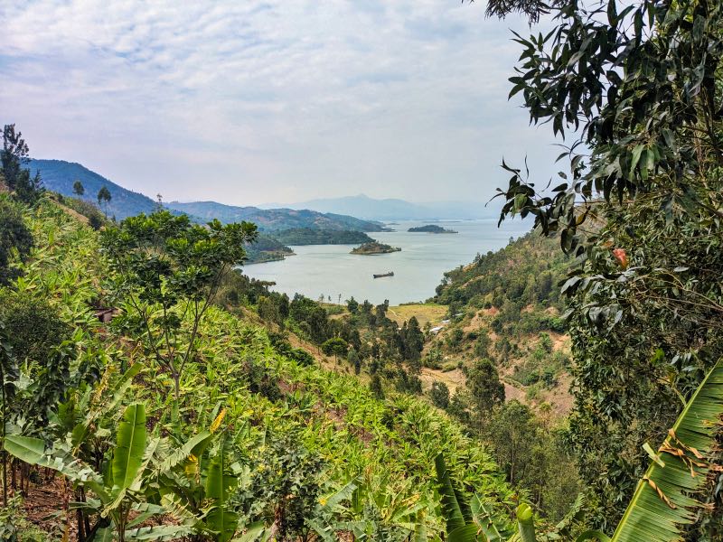 A view of Lake Kivu 