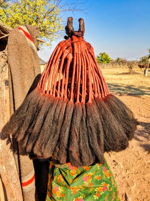 The amazing hair style of the Himba Tribe 