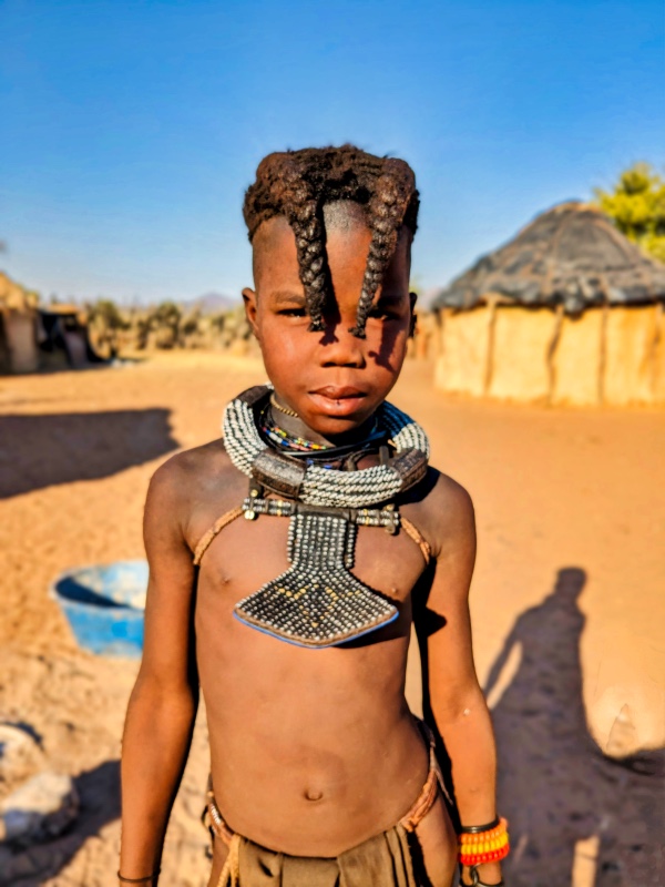 A young Himba woman in Kaokoland