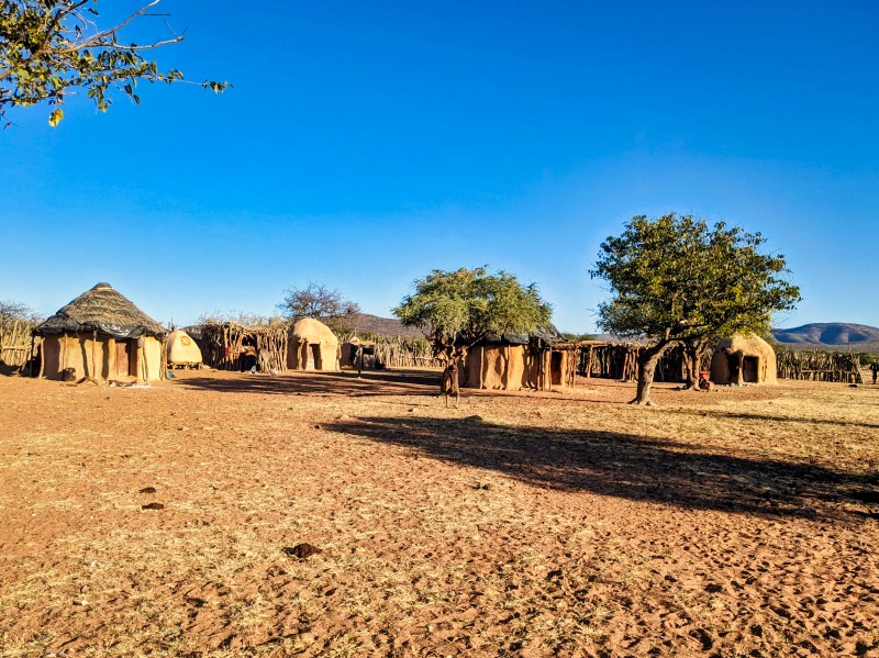 A traditional Himba village 