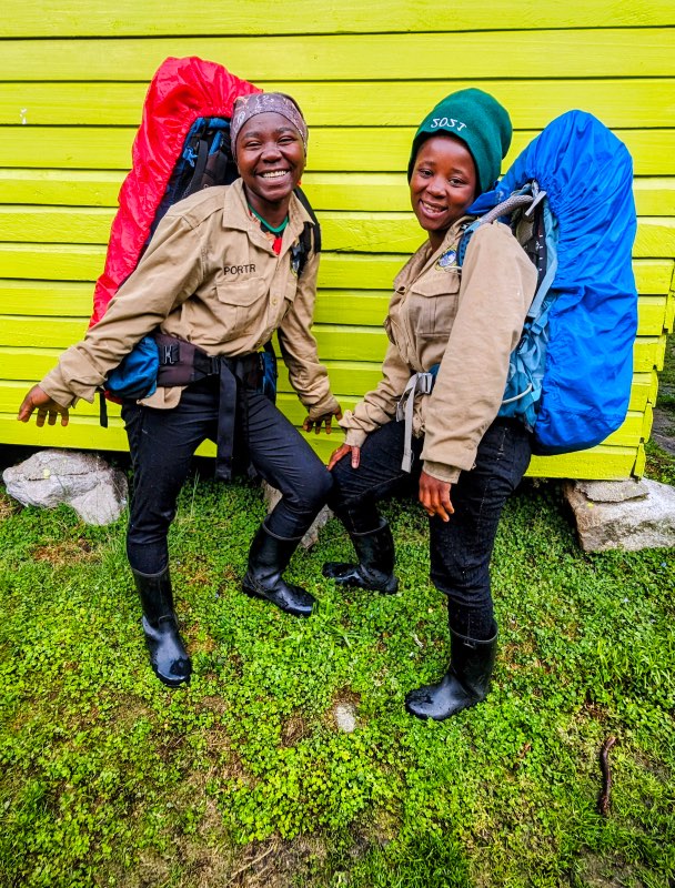 Our porters for our hike in the Rwenzori Mountains