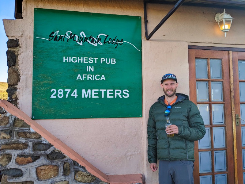 A the highest pub in Africa
