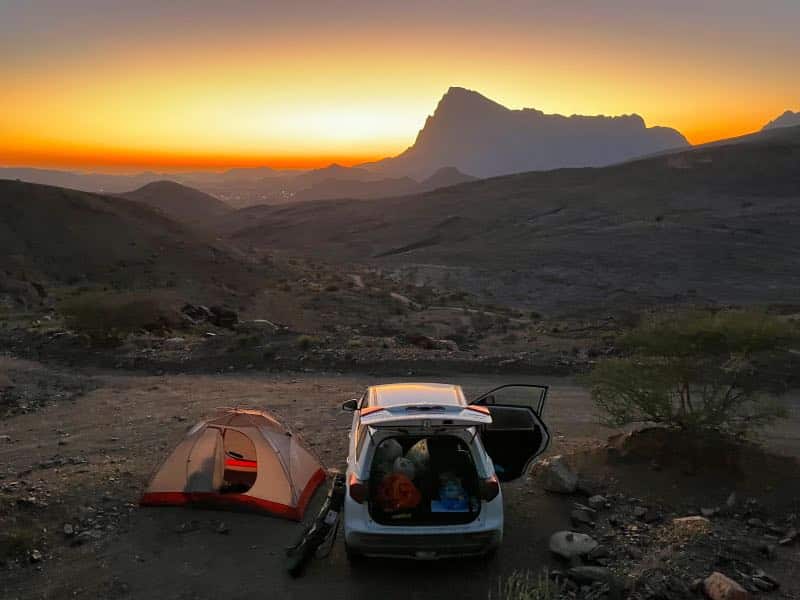 Epic Oman Camping spot
