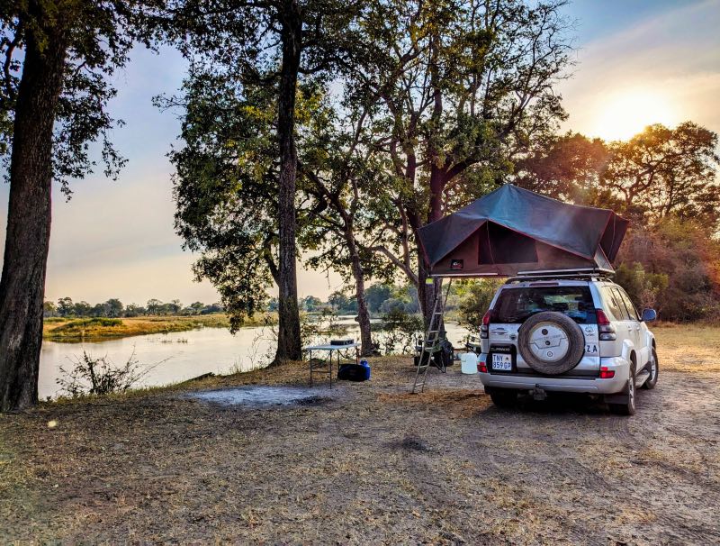 Camping on the Caprivi Strip
